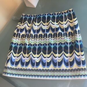 Talbot’s Skirt Talbot’s Cotton Modern Geometric Print Skirt with Stretch Size 10